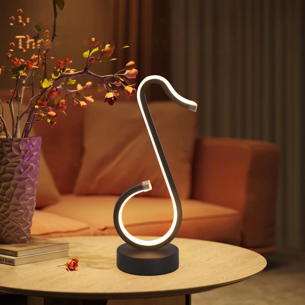 💡 Lampe de Table LED avec Lumière Changeante Tricolore 🌈