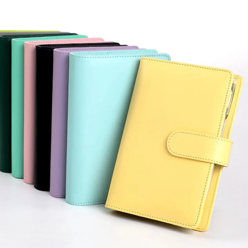 Classeur Budget en Cuir PU avec Enveloppes de Caisse