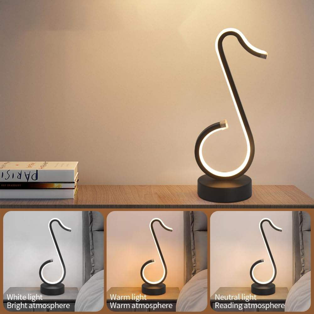 💡 Lampe de Table LED avec Lumière Changeante Tricolore 🌈