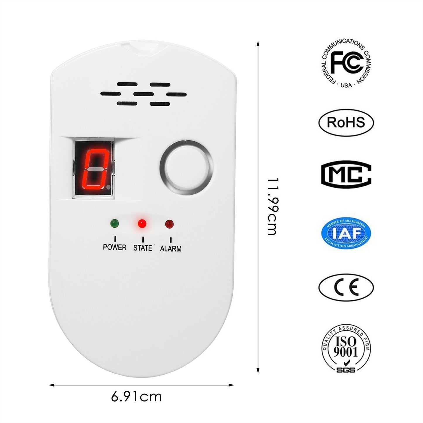 Alarme de gaz Cuisine Détecteur de fuite