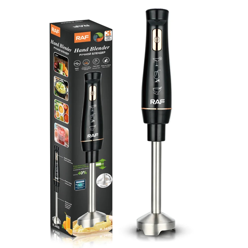 🔪 Mixeur Plongeant Portable en Acier Inoxydable 🥤