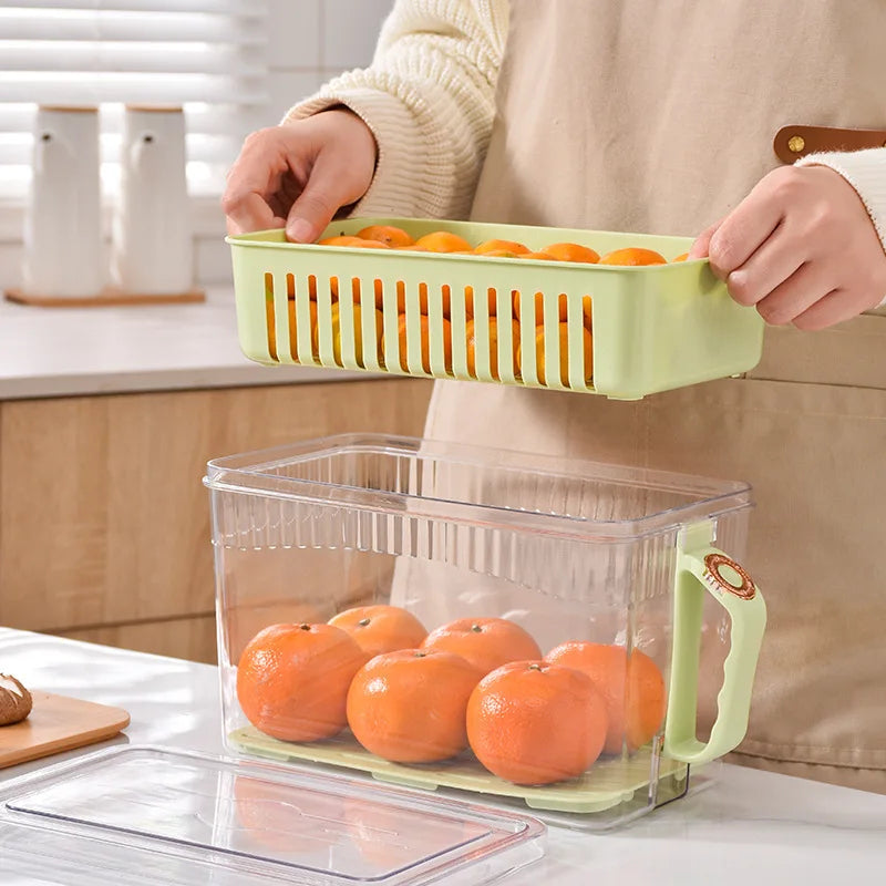 Inttox-Boîte de Rangement et de Conservation pour Légumes et Fruits