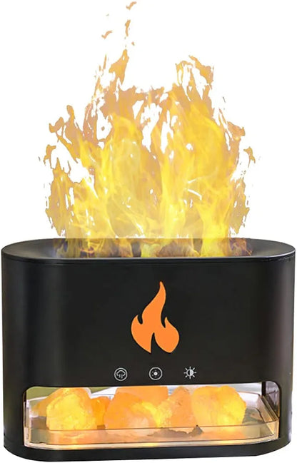 Diffuseur de flamme électrique USB pour huiles essentielles avec veilleuse pour aromathérapie de bureau