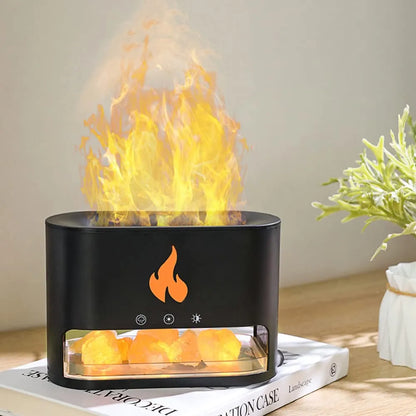 Diffuseur de flamme électrique USB pour huiles essentielles avec veilleuse pour aromathérapie de bureau