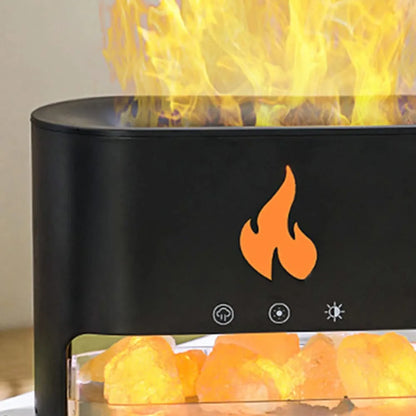 Diffuseur de flamme électrique USB pour huiles essentielles avec veilleuse pour aromathérapie de bureau