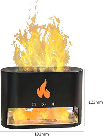 Diffuseur de flamme électrique USB pour huiles essentielles avec veilleuse pour aromathérapie de bureau