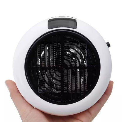 Puissant mini radiateur électrique à brancher 900 W, ventilateur à prise murale, chauffage rapide, souffleur d'air, réchauffeur d'air d'hiver pour la maison et le bureau