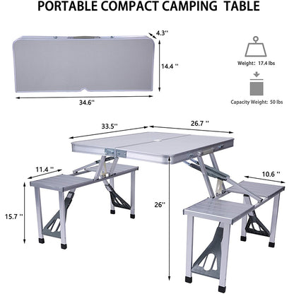 Ensemble Chaises &amp; Table Pliantes