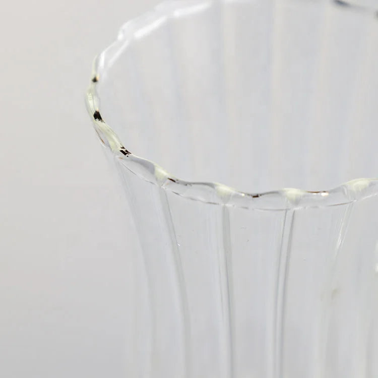 ✨ Ensemble de Tasses à Thé en Verre Borosilicaté avec Planches en Bois 🌿☕