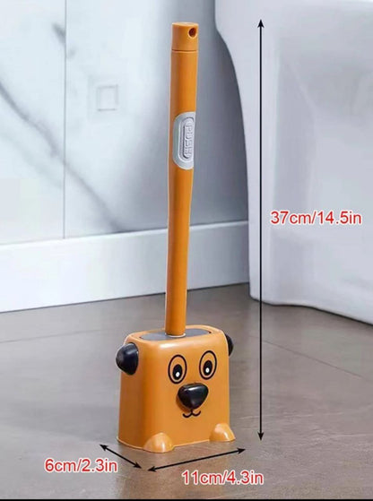 Brosse de toilette sous forme de chiot