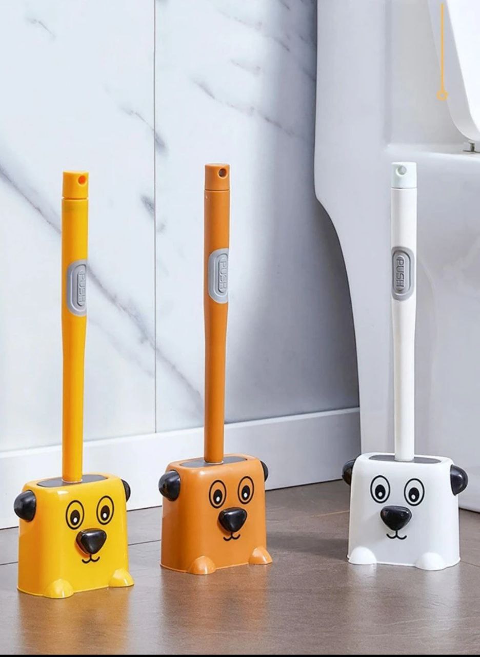 Brosse de toilette sous forme de chiot