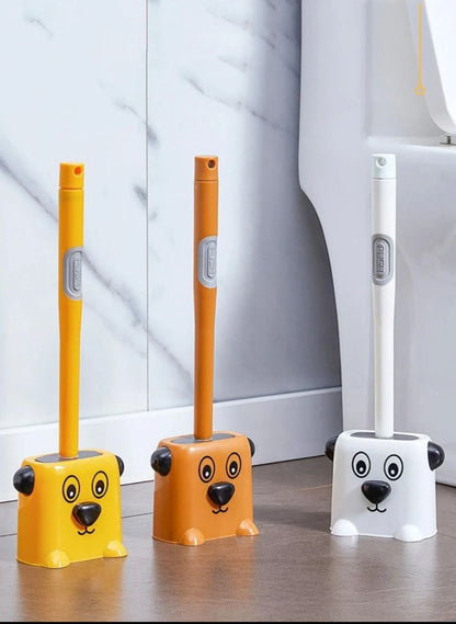 Brosse de toilette sous forme de chiot