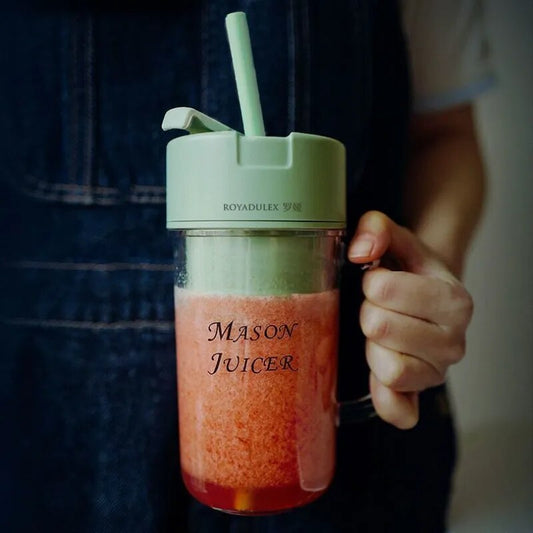 Mélangeur Portable à 10 lames, broyeur à glace puissant, tasse de jus frais!