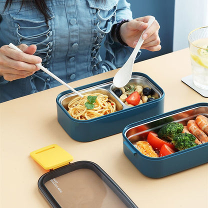 Boîtes Bento Empilables - Repas Pratiques et Organisés pour Enfants et Adultes!