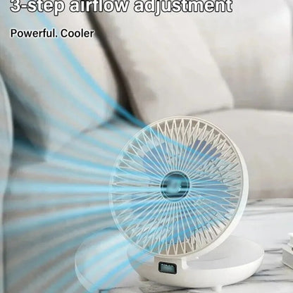 Household Dual Use Kitchen Fan Small Fan USB Charging Home Dormitory Silent Big Wind Desktop Mini Portable Electric Fans