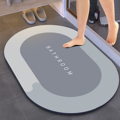 Tapis de bain super absorbant - Séchage rapide, antidérapant et facile à nettoyer