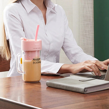 Mélangeur Portable à 10 lames, broyeur à glace puissant, tasse de jus frais!