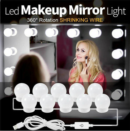 Led lumière mirroir