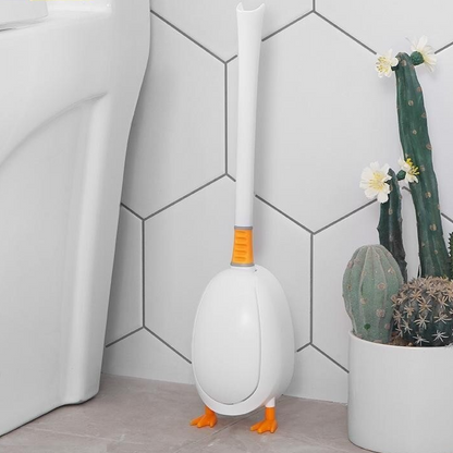 Brosse de bain tête de canard - Un nettoyage polyvalent, efficace et amusant !