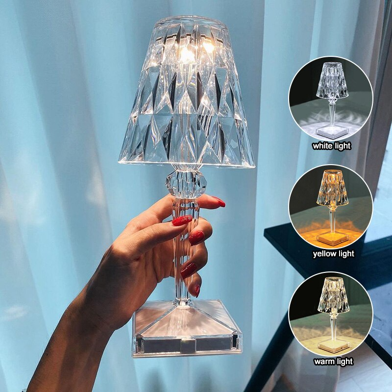 Lampe de Table en diamant