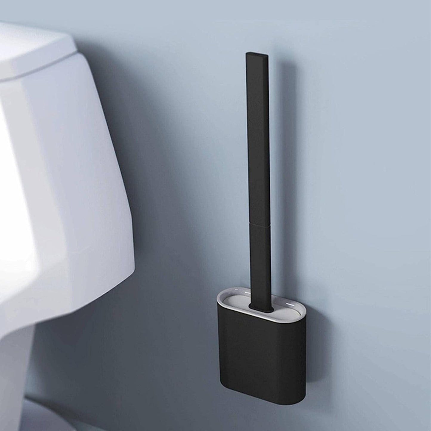 Brosse de Toilette en Silicone sans Fréquence - Nettoyage sans effort, propreté garantie !