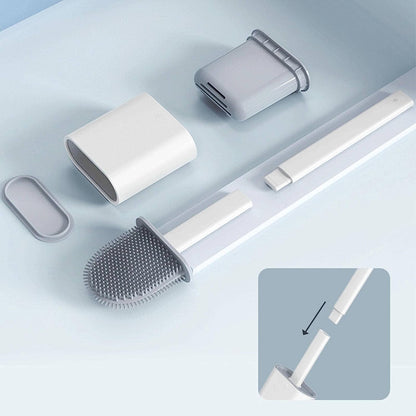 Brosse de Toilette en Silicone sans Fréquence - Nettoyage sans effort, propreté garantie !