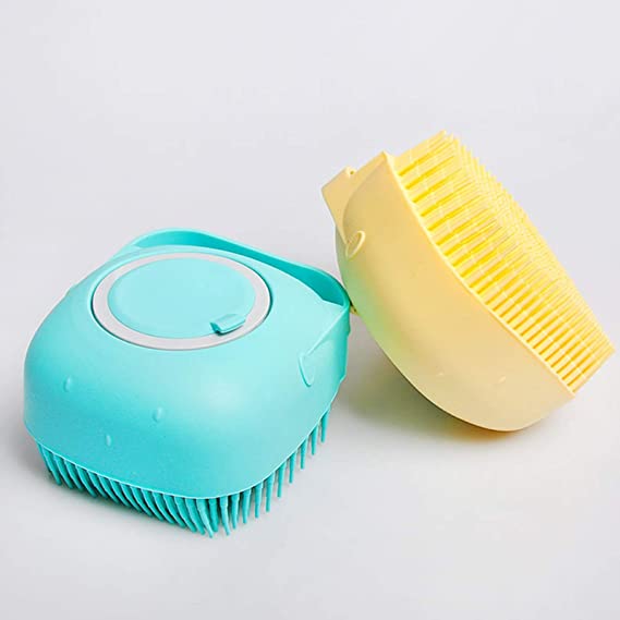 Brosse de bain en silicone pour massage - Relaxation et nettoyage en un seul geste !