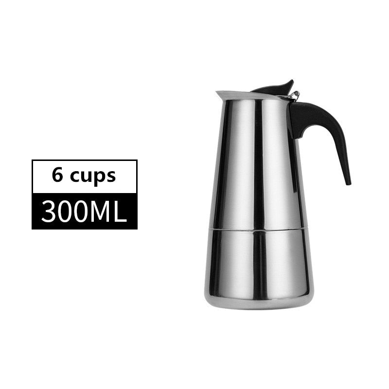 Cafetière Cuisinière Machine À Expresso En Acier Inoxydable