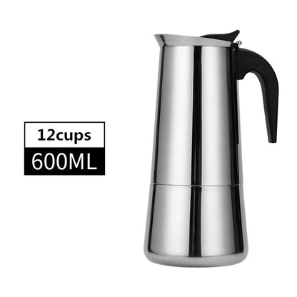 Cafetière Cuisinière Machine À Expresso En Acier Inoxydable