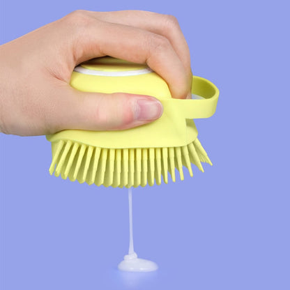 Brosse de bain en silicone pour massage - Relaxation et nettoyage en un seul geste !