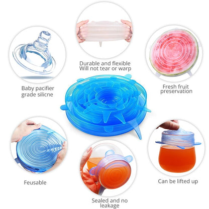 Couvrecle silicone pour aliments