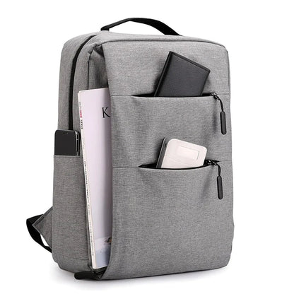 Sac A Dos A Port USB - Gris