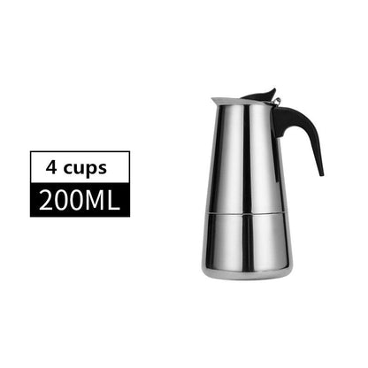 Cafetière Cuisinière Machine À Expresso En Acier Inoxydable