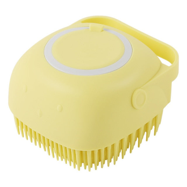 Brosse de bain en silicone pour massage - Relaxation et nettoyage en un seul geste !