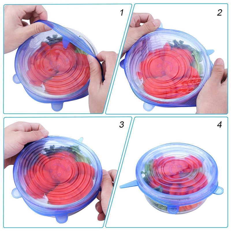 Couvrecle silicone pour aliments