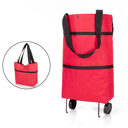 Sac pliable  de courses Multi-usage de supermarché léger avec roues