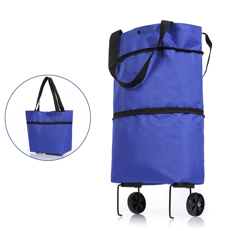 Sac pliable  de courses Multi-usage de supermarché léger avec roues