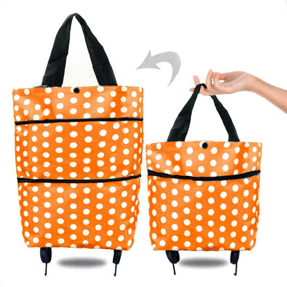 Sac pliable  de courses Multi-usage de supermarché léger avec roues