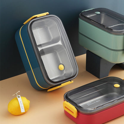 Boîtes Bento Empilables - Repas Pratiques et Organisés pour Enfants et Adultes!