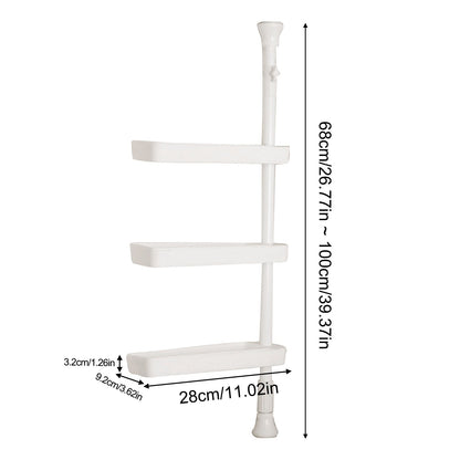 Étagère de rangement  à épices de cuisine rotative rétréctable