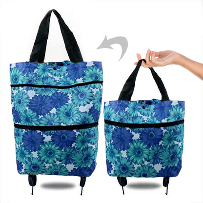 Sac pliable  de courses Multi-usage de supermarché léger avec roues