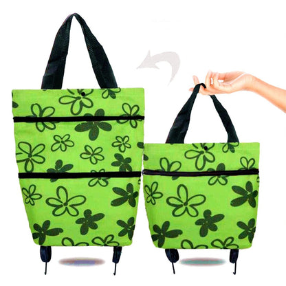 Sac pliable  de courses Multi-usage de supermarché léger avec roues