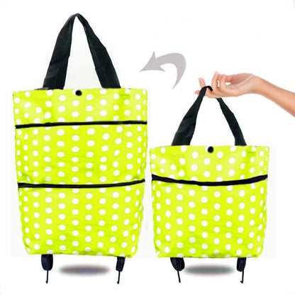 Sac pliable  de courses Multi-usage de supermarché léger avec roues