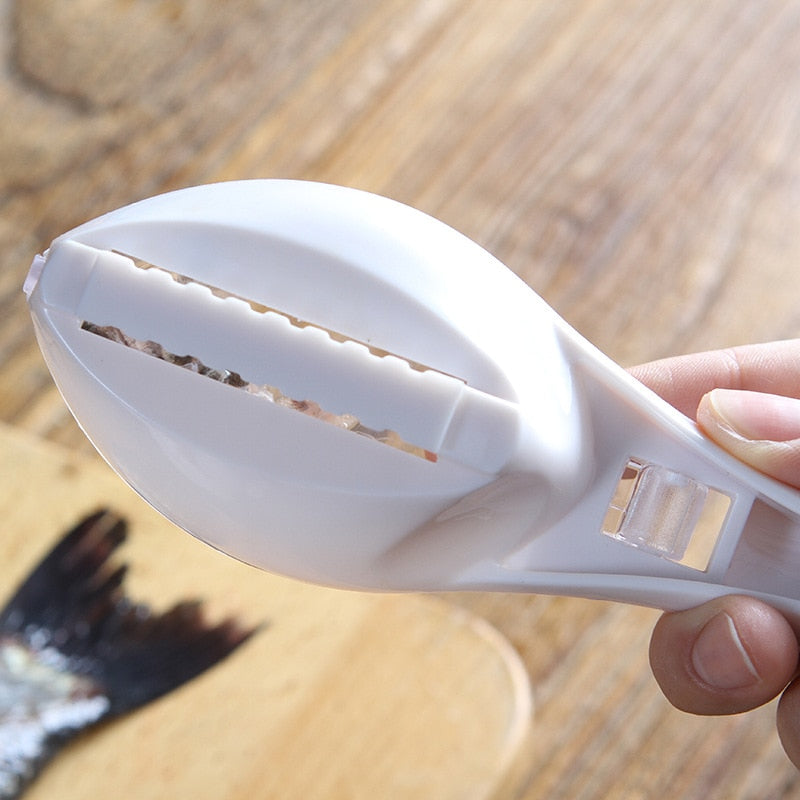 Brosse à écailles de poisson, grattoir