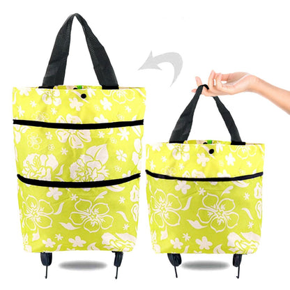 Sac pliable  de courses Multi-usage de supermarché léger avec roues