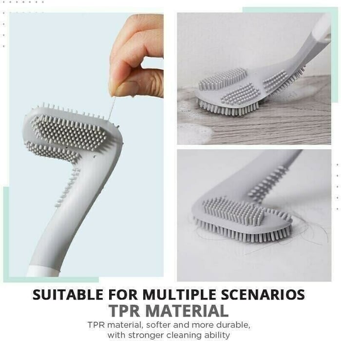 Brosse de toilette à tête de brosse de golf - Nettoyage domestique avec un coup de maître !