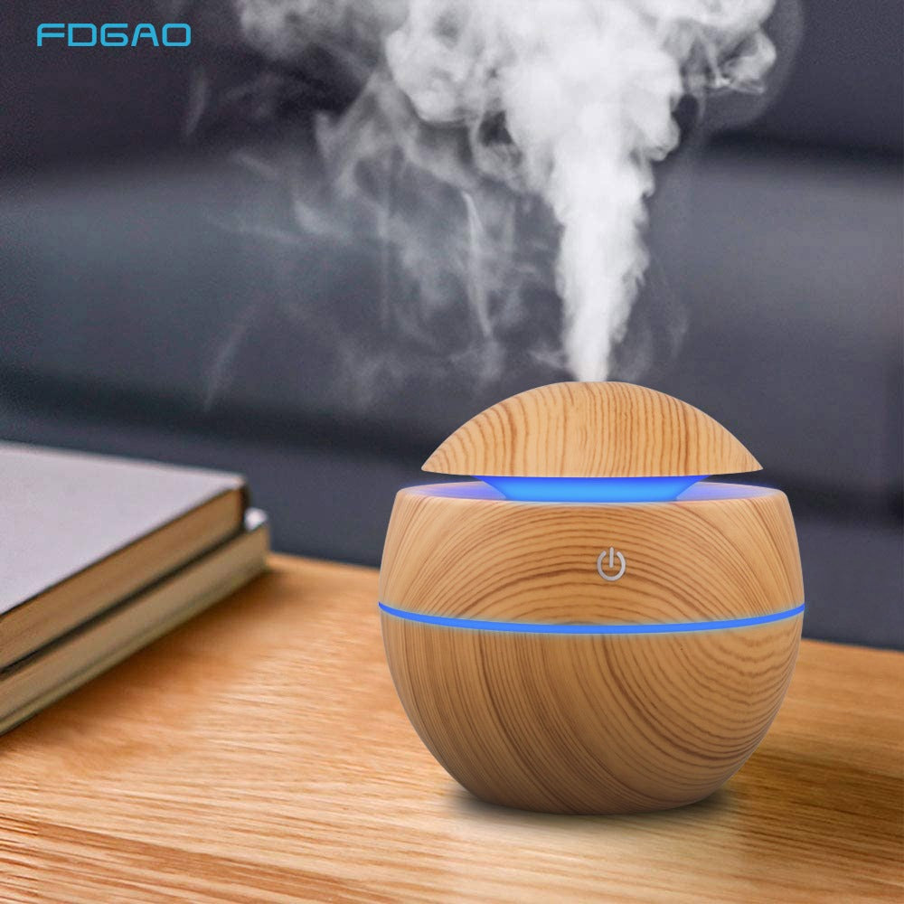 Diffuseur d'arôme à ultrasons et humidificateur - Créez une ambiance apaisante et revitalisante chez vous!