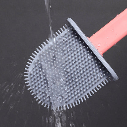 Brosse de Toilette en Silicone sans Fréquence - Nettoyage sans effort, propreté garantie !