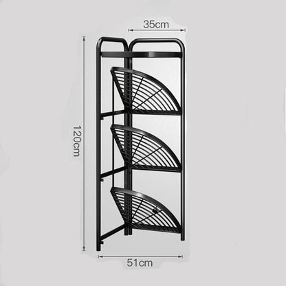 Étagère d'angle triangulaire